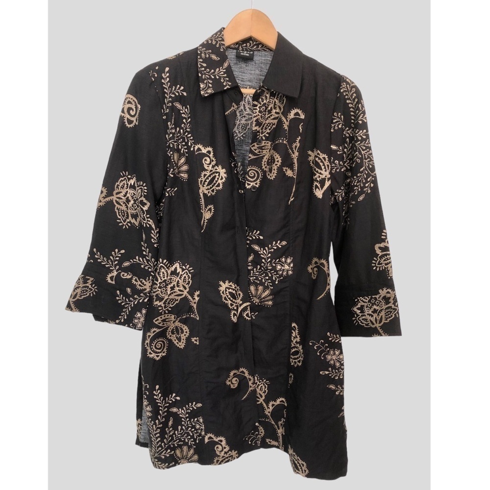 Tribal Linen Blend Duster